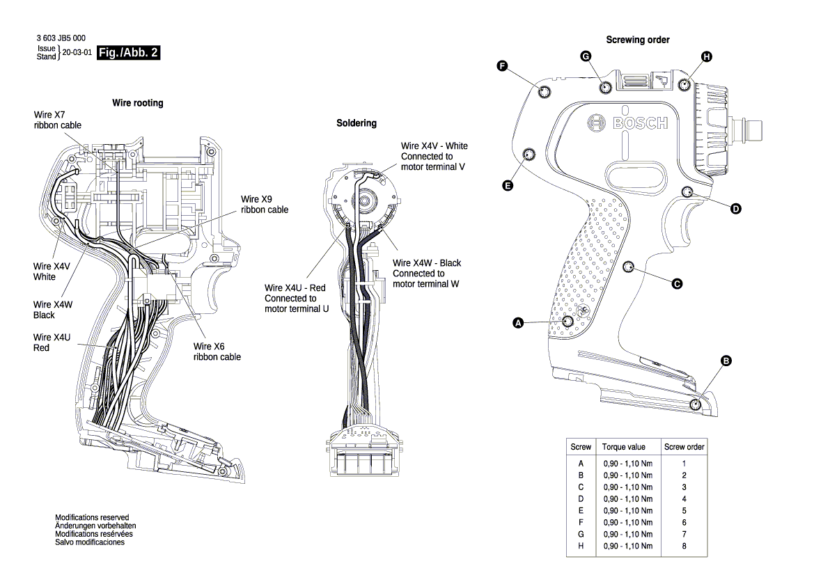 New Genuine Bosch 1600A02440 Housing
