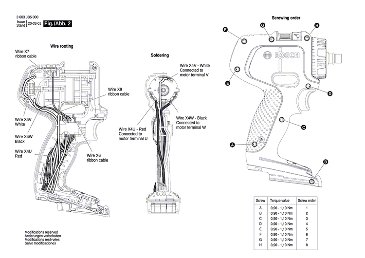 New Genuine Bosch 1600A02440 Housing
