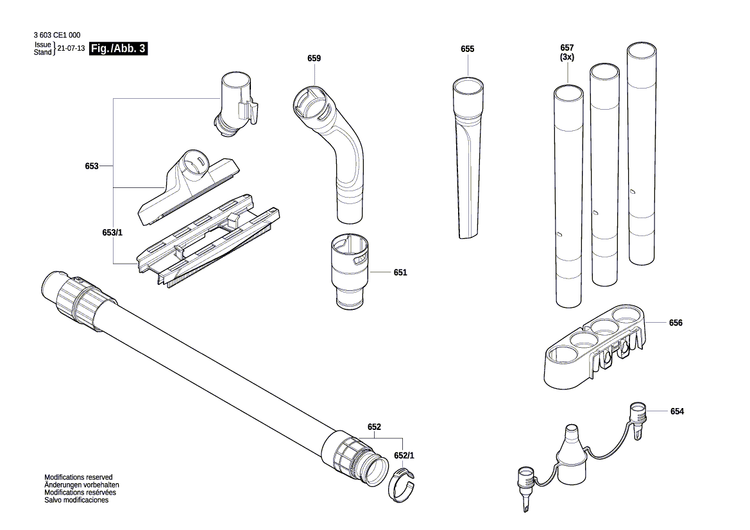 New Genuine Bosch 1600A024NV Clip