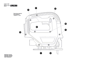 New Genuine Bosch 1600A024YG Lifting Rod