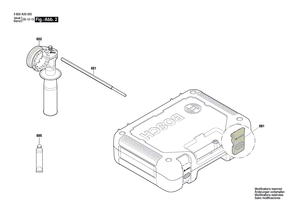 New Genuine Bosch 1600A0256P Depth-Gauge