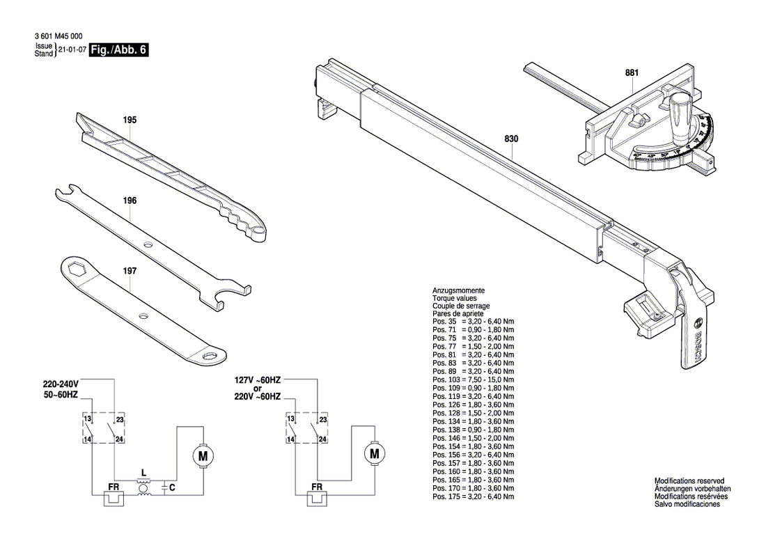 New Genuine Bosch 1600A025FA Spring