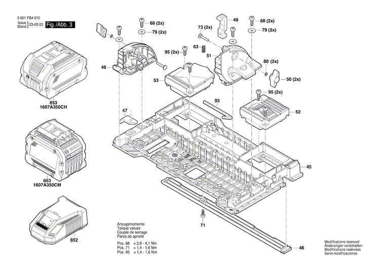 New Genuine Bosch 1600A02630 Suction Pipe