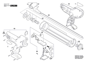 New Genuine Bosch 1600A026DD Toothed rack
