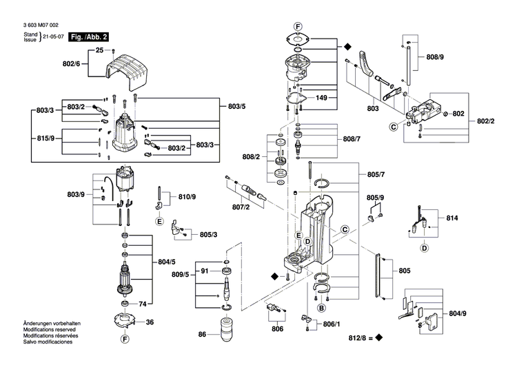 New Genuine Bosch 1600A026KD Cable Set