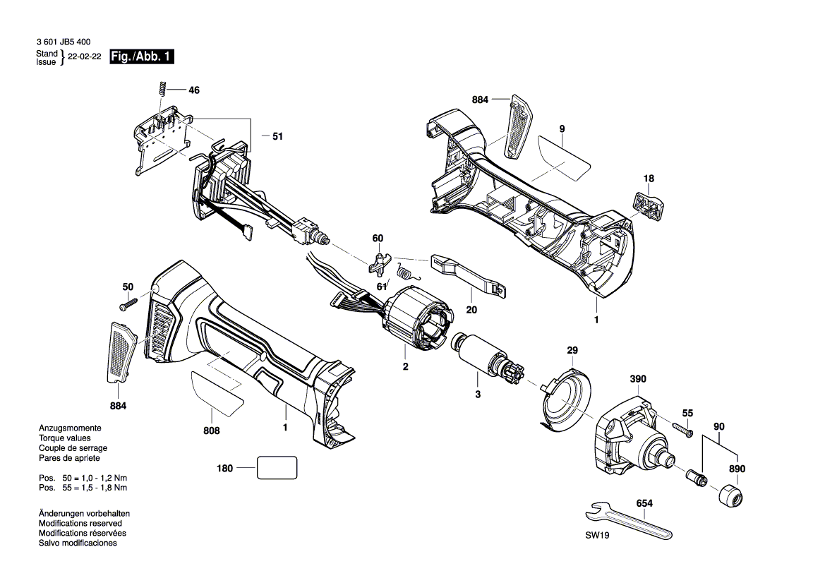 New Genuine Bosch 1600A026VF Assembly kit