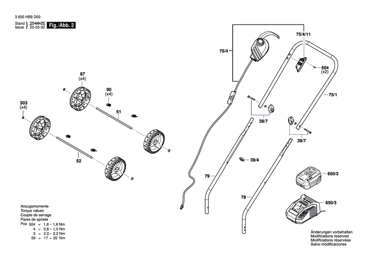 New Genuine Bosch 1600A027B1 Switch Assembly