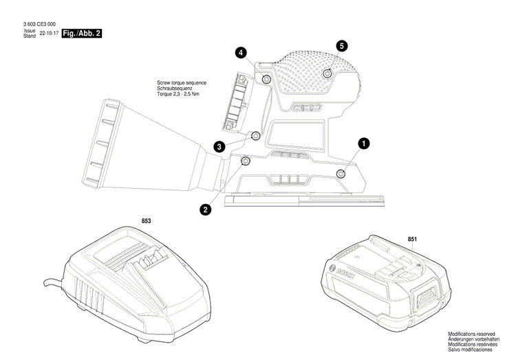 New Genuine Bosch 1600A027MH Vibration Foot