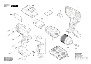 New Genuine Bosch 1600A027W8 Keyless Chuck