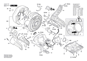 New Genuine Bosch 1600A02854 Rear Housing Section