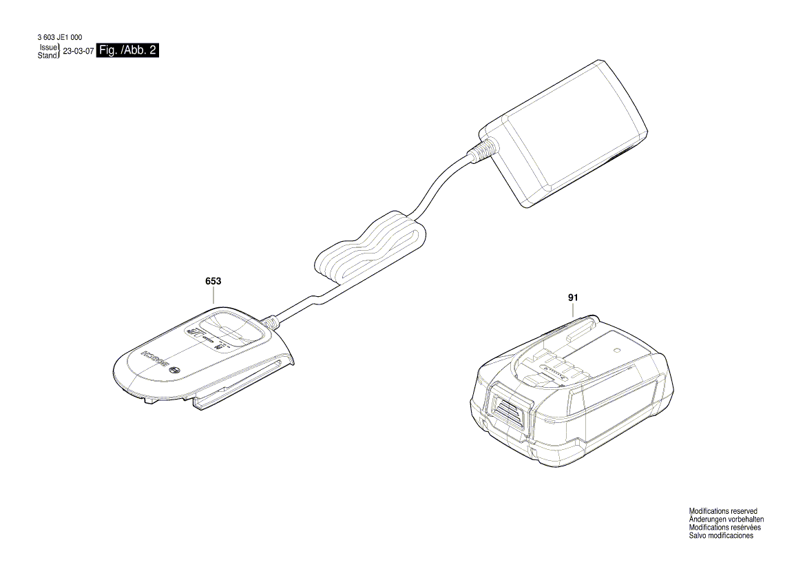 New Genuine Bosch 1600A0285G Cable Cover