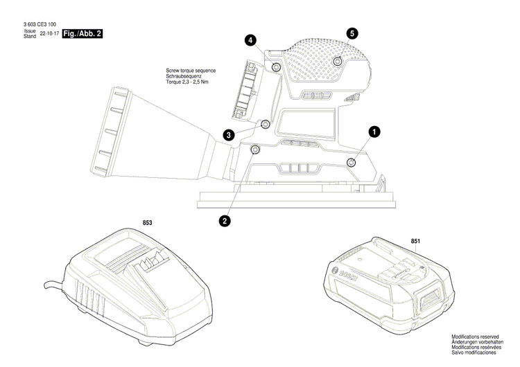 New Genuine Bosch 1600A028B2 Electronic Assembly