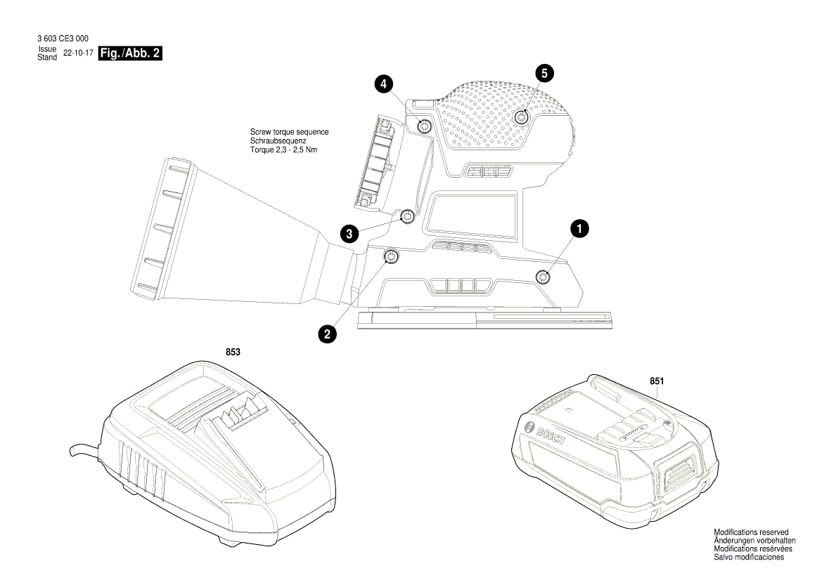New Genuine Bosch 1600A028FF Electronic Assembly