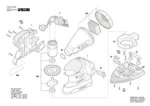 New Genuine Bosch 1600A028S9 Air Duct