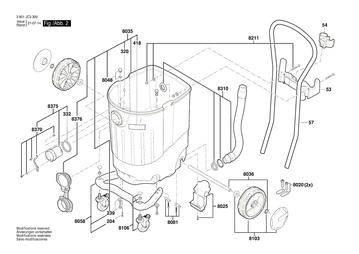 New Genuine Bosch 1600A028XX Container
