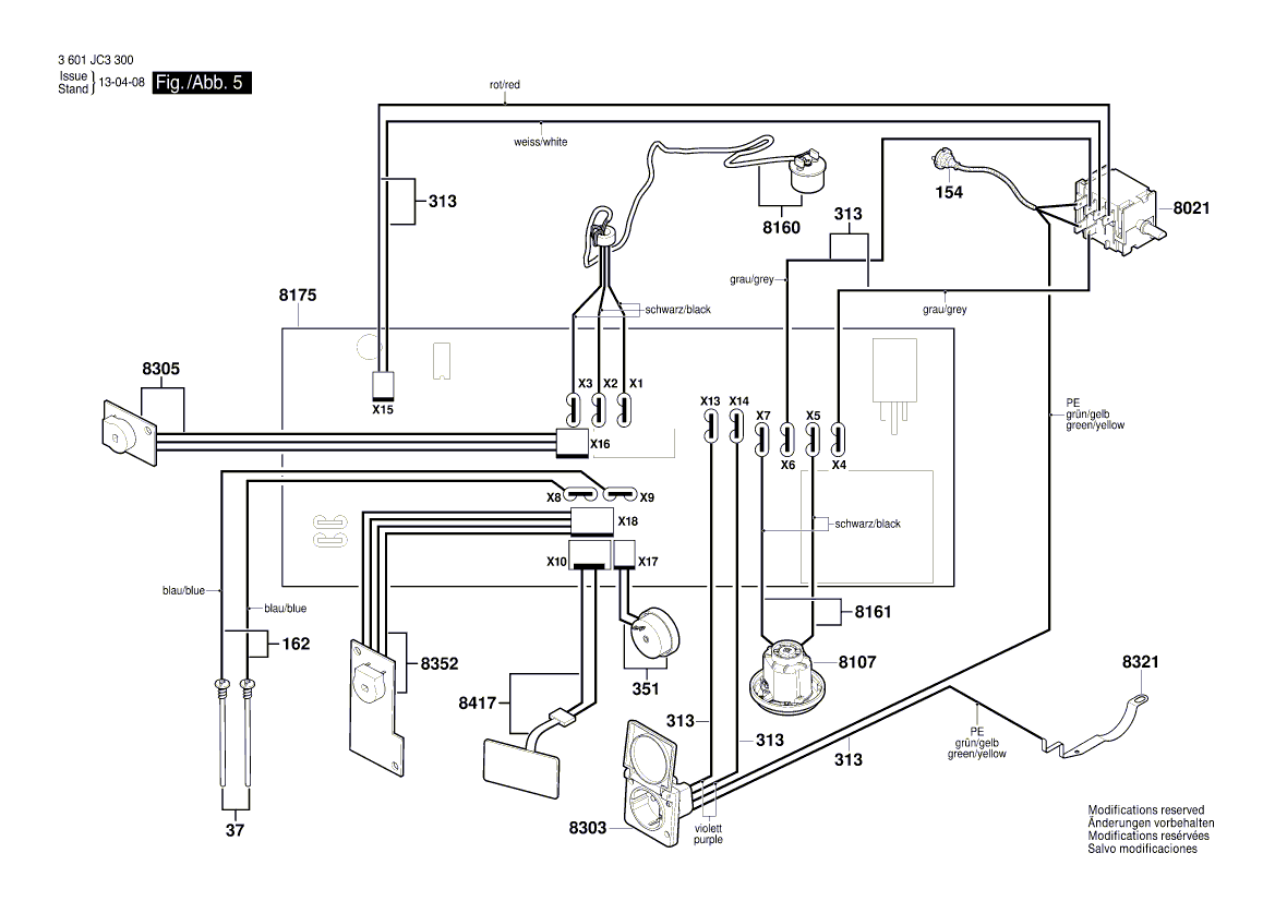 New Genuine Bosch 1600A028XX Container