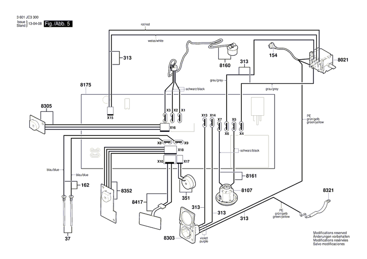New Genuine Bosch 1600A028XX Container