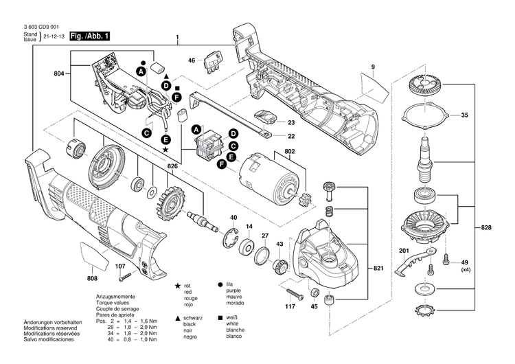 New Genuine Bosch 1600A029FC Quick Acting Flange