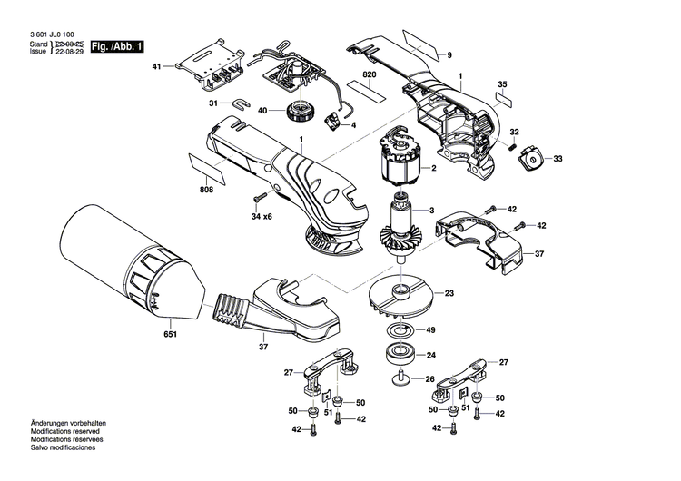 New Genuine Bosch 1600A029FP Swing-Plate