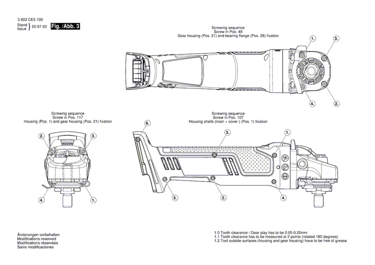 New Genuine Bosch 1600A029GE Housing