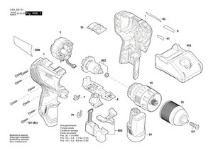 New Genuine Bosch 1600A029MM Keyless Chuck