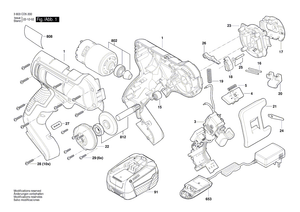 New Genuine Bosch 1600A02AM7 Lever