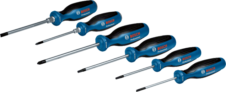 New Genuine Bosch 1600A02CV3 Screwdriver Set 6pc SL/PH/PZ/TX Professional Combo