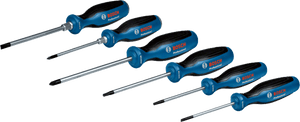 New Genuine Bosch 1600A02CV3 Screwdriver Set 6pc SL/PH/PZ/TX Professional Combo