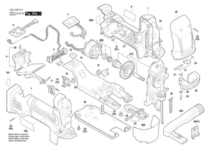New Genuine Bosch 1600A02E8M Warning Label