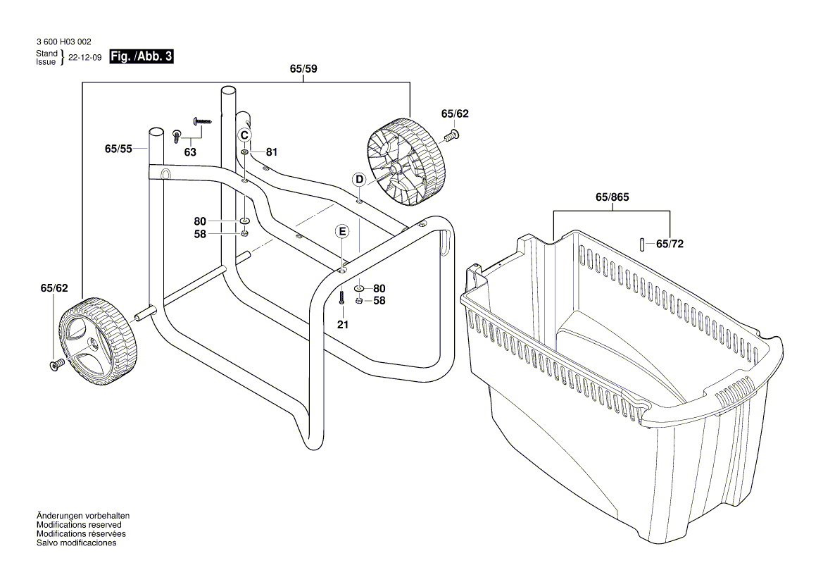New Genuine Bosch 1600A02EH7 Cover
