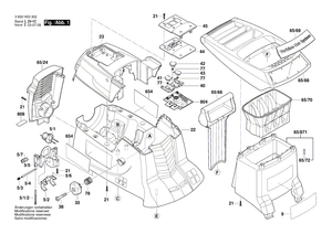 New Genuine Bosch 1600A02EH8 Cover