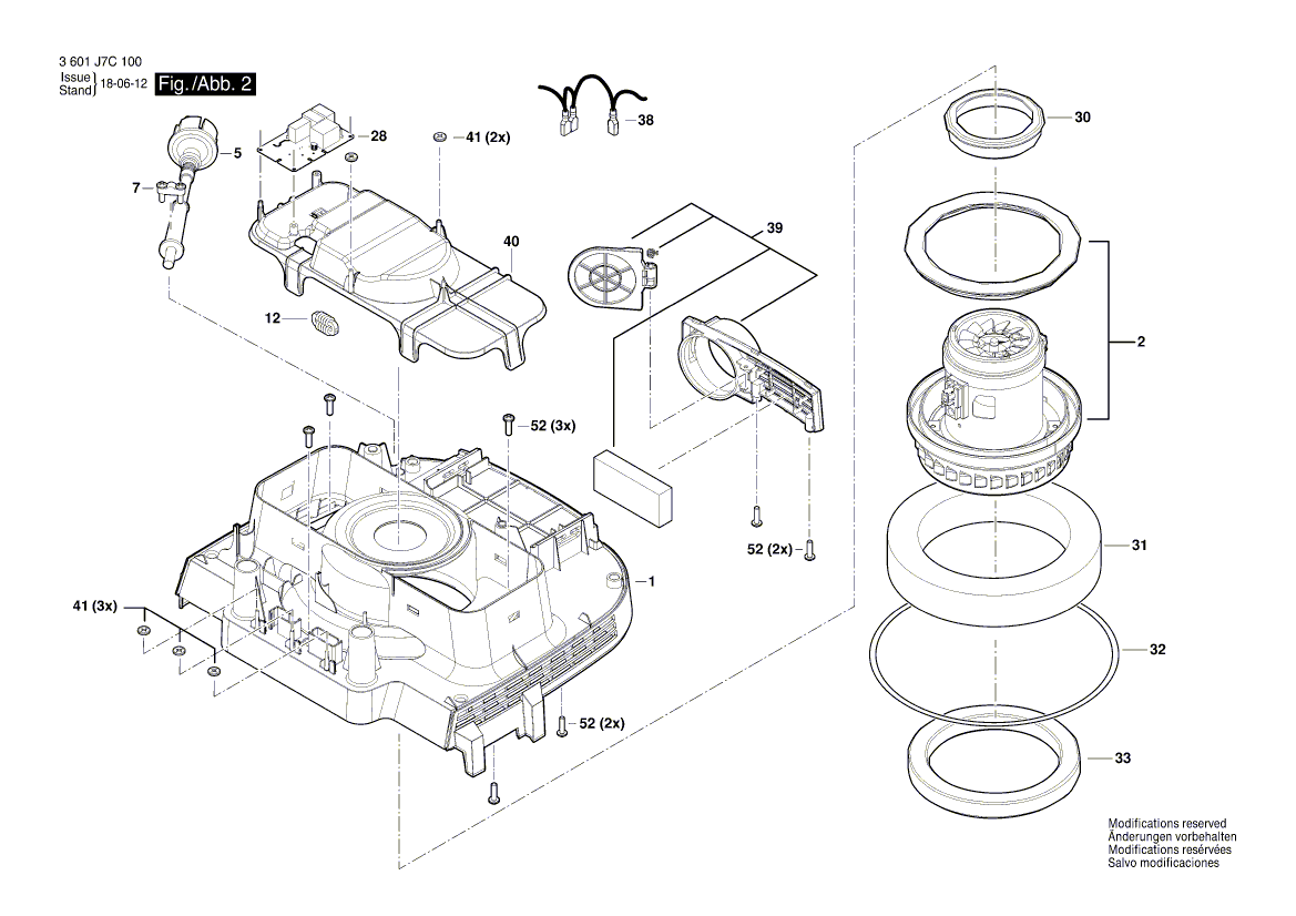 New Genuine Bosch 1600A02EM2 Filter