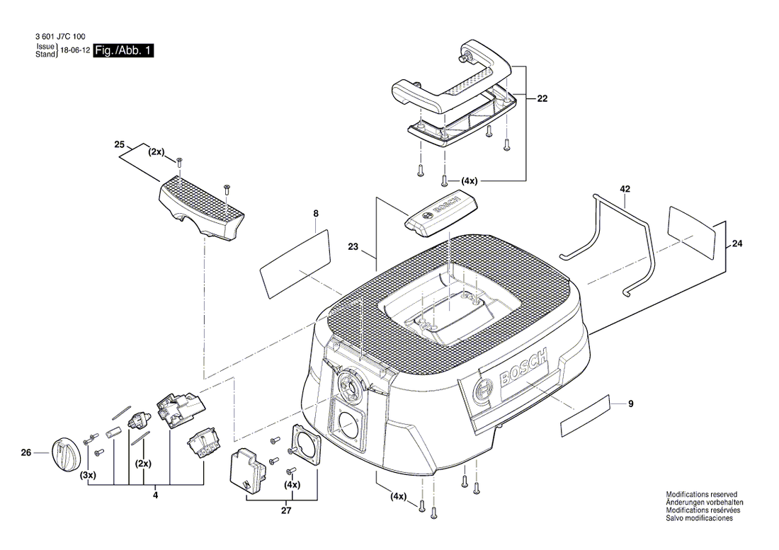 New Genuine Bosch 1600A02EM2 Filter