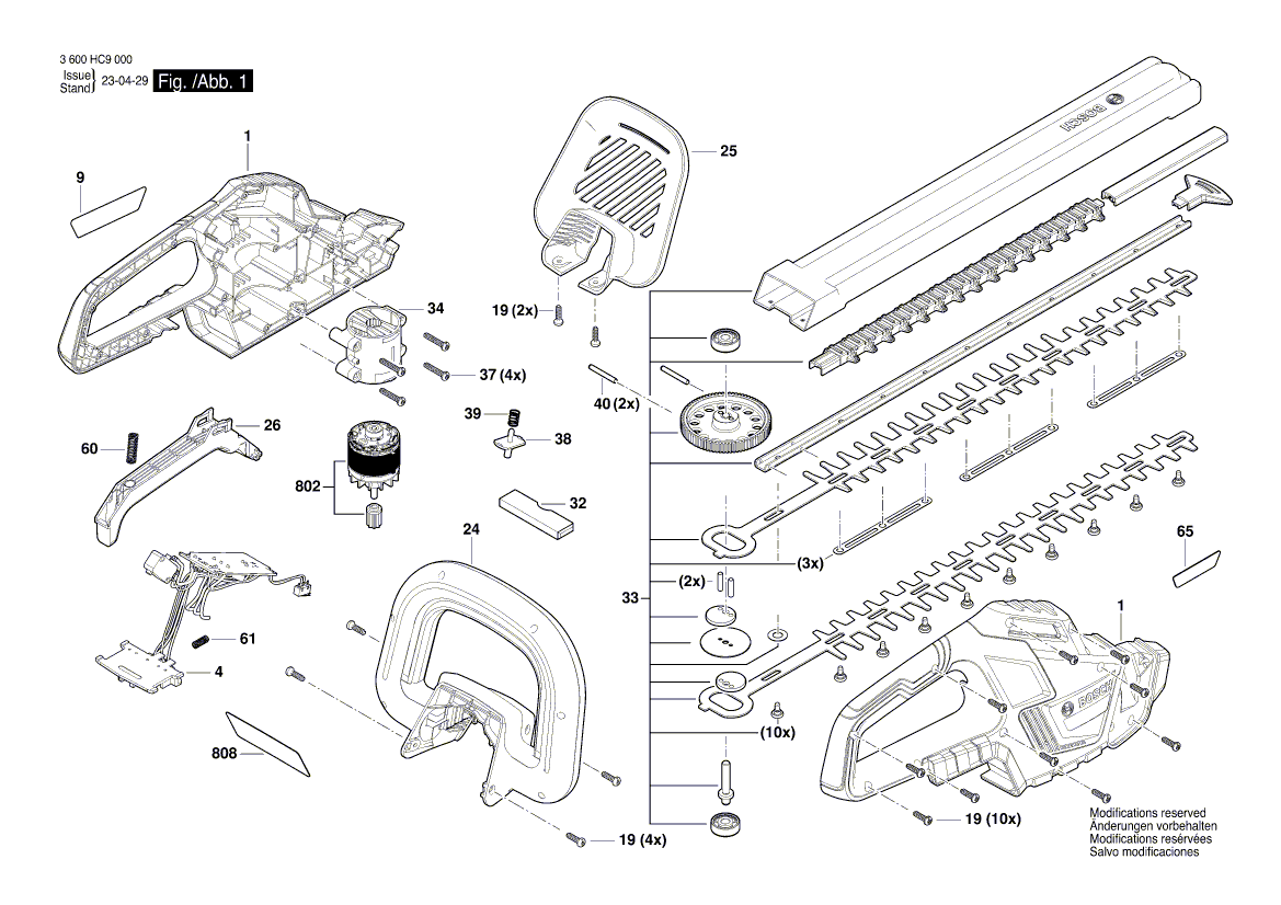 New Genuine Bosch 1600A02ER7 Electronic Module