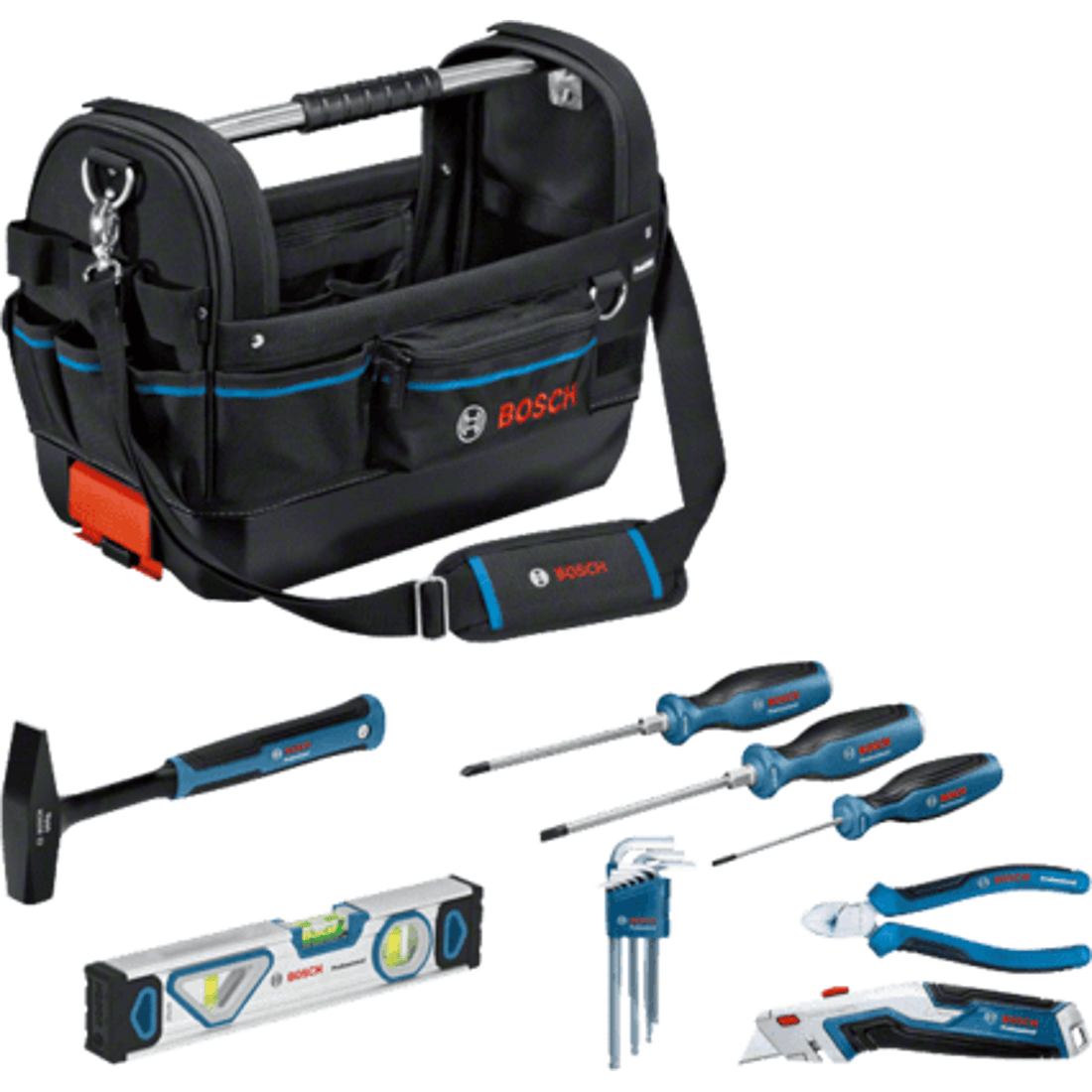 New Genuine Bosch 1600A02H5B GWT 20 and Hand Tools Set Professional Combo Kit