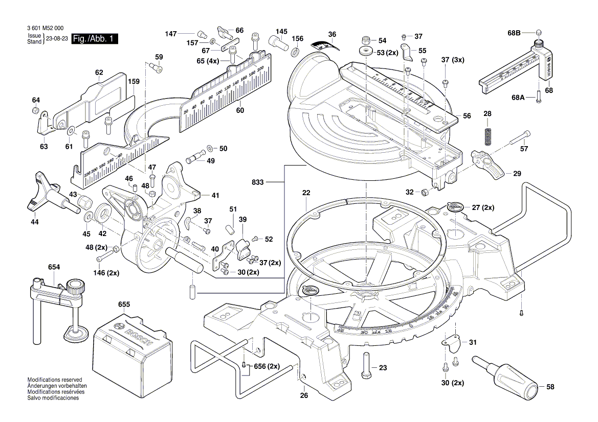 New Genuine Bosch 1600A02S76 Detent Pin