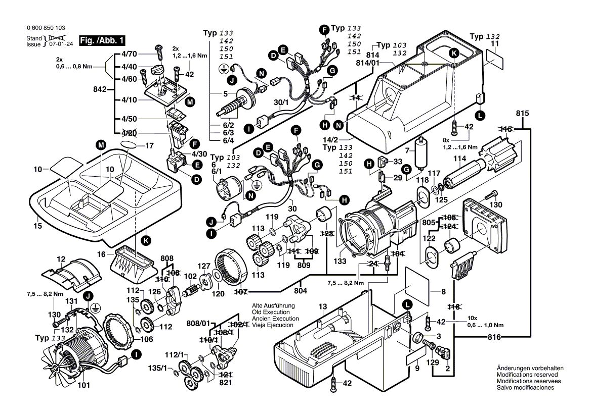 New Genuine Bosch 1601000002 Cutting Head