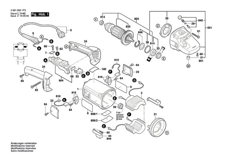 New Genuine Bosch 1601006011 Sealing Plate