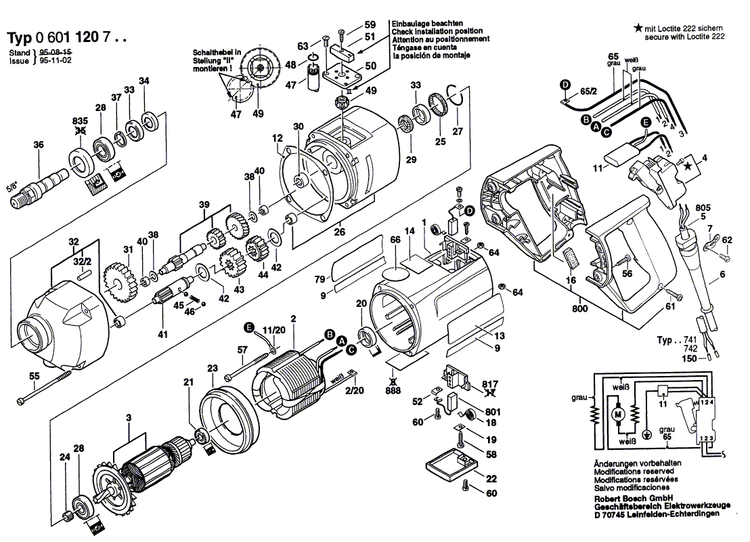 New Genuine Bosch 1601015013 Sealing Plate