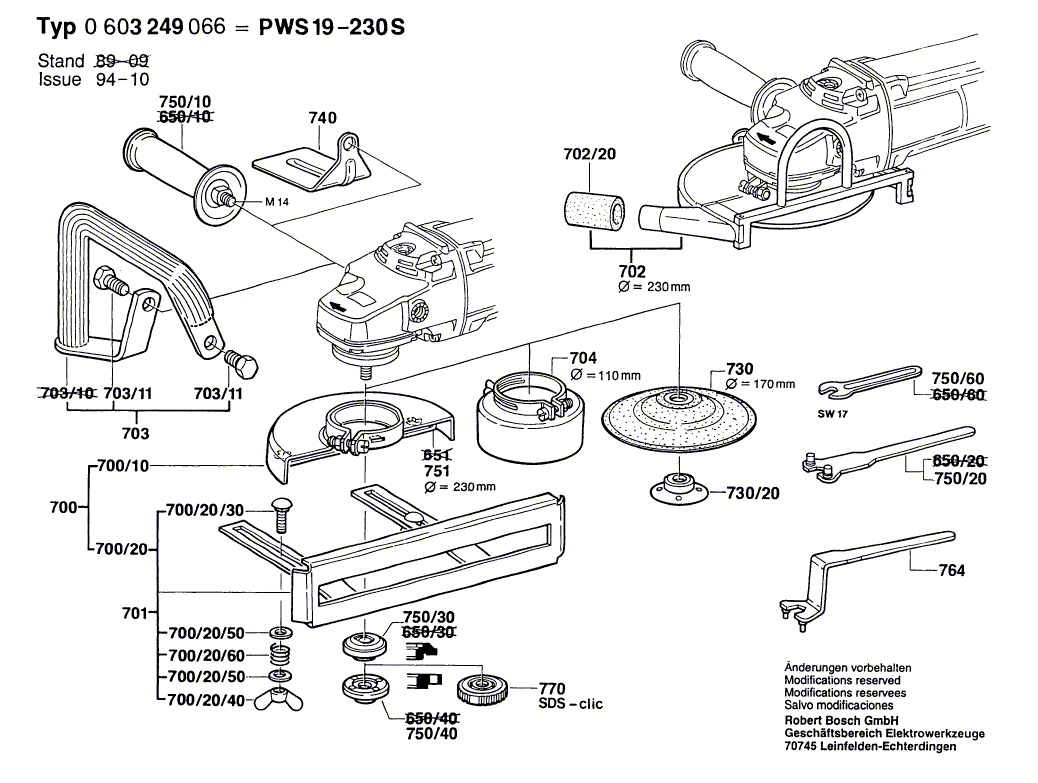 New Genuine Bosch 1601110984 Manufacturer's nameplate