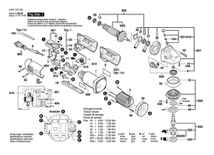 New Genuine Bosch 1601118305 Manufacturer's nameplate