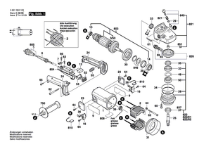 New Genuine Bosch 1601118421 Manufacturer's nameplate