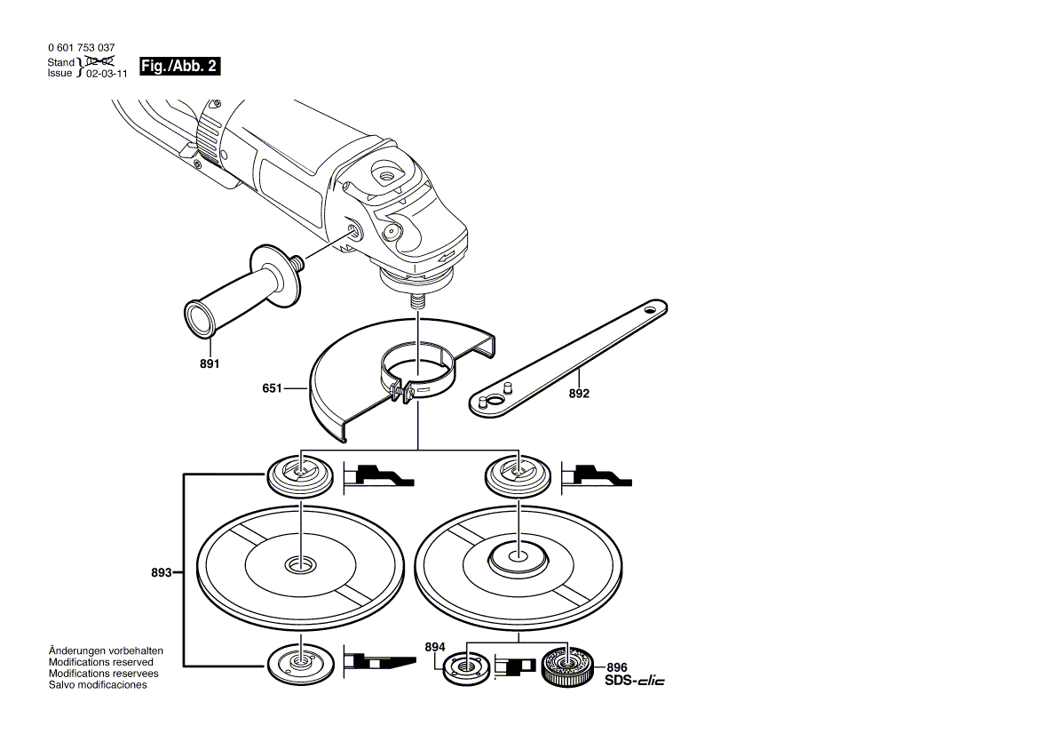 New Genuine Bosch 1601118687 Manufacturer's nameplate