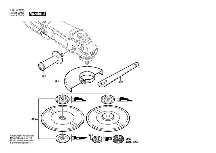 New Genuine Bosch 1601118687 Manufacturer's nameplate
