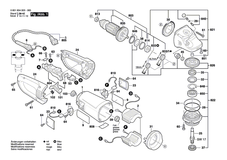 New Genuine Bosch 1601118C87 Manufacturer's nameplate