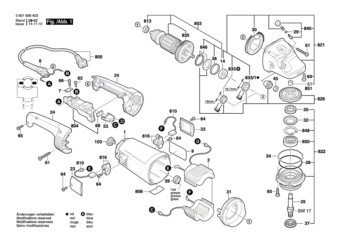 New Genuine Bosch 1601118C96 Manufacturer's nameplate