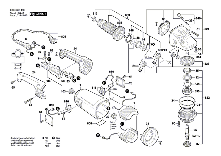 New Genuine Bosch 1601118C96 Manufacturer's nameplate