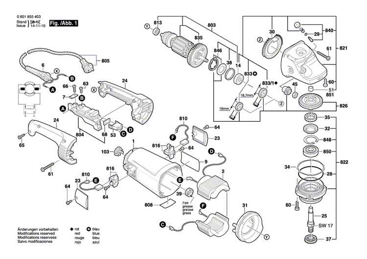 New Genuine Bosch 1601118E14 Manufacturer's nameplate
