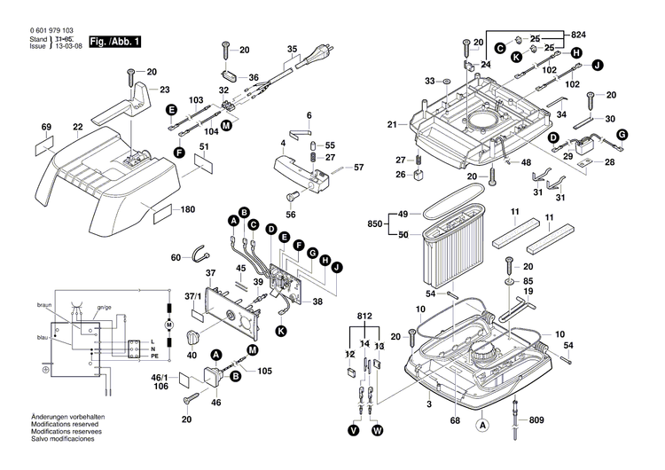 New Genuine Bosch 1601118E19 Nameplate