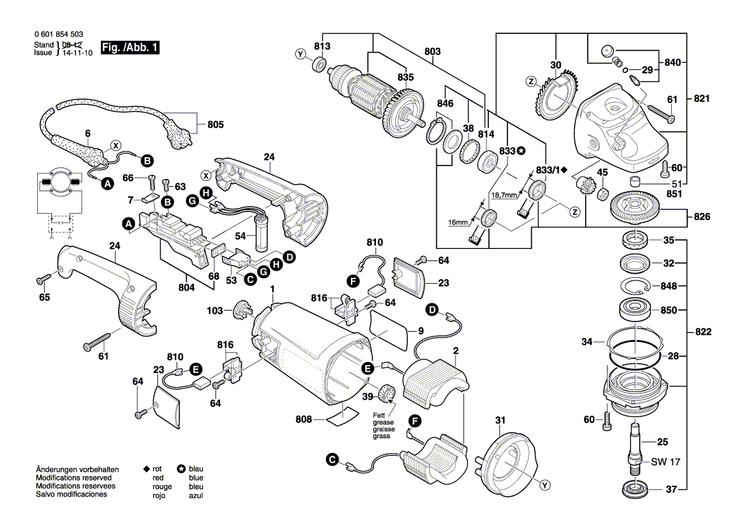 New Genuine Bosch 1601118E95 Manufacturer's nameplate